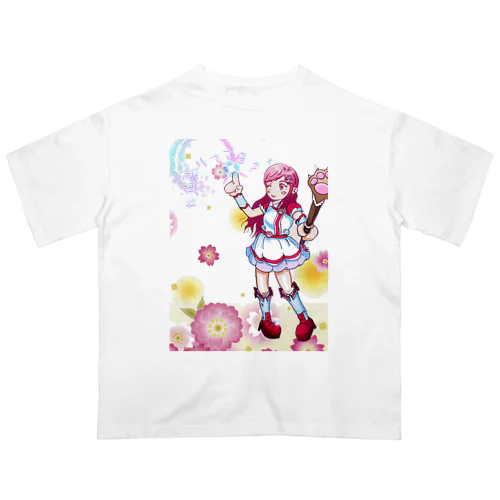 魔法少女かせえり風 オーバーサイズTシャツ