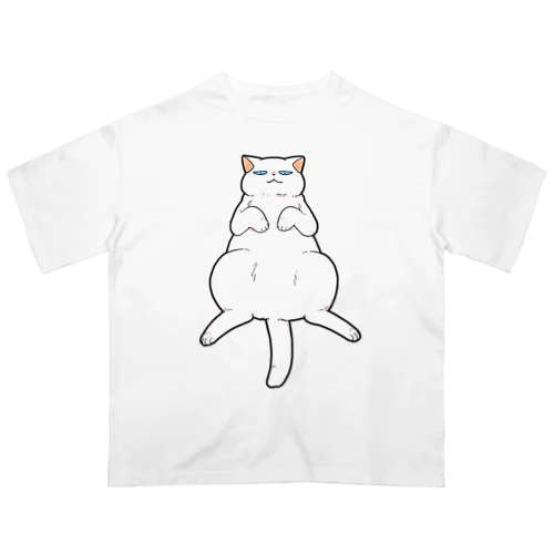 おなか丸出し猫 オーバーサイズTシャツ