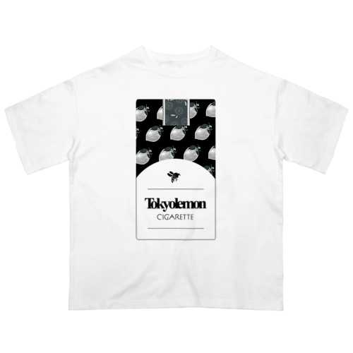 檸檬モノクログッズ 透明ver. Oversized T-Shirt
