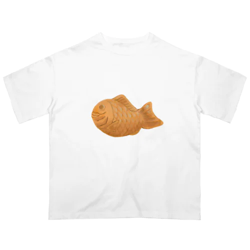 ぽつんとたい焼き オーバーサイズTシャツ