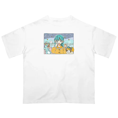 ねむねむ人生あっぱれ Oversized T-Shirt