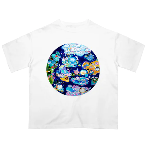 地球 オーバーサイズTシャツ