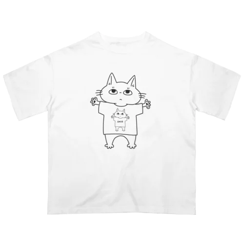 ニャンコTにゃんこTにゃんこ オーバーサイズTシャツ