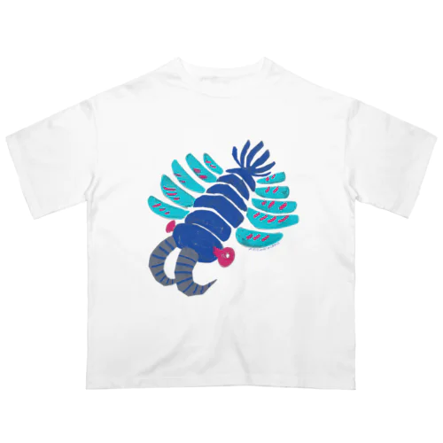 古代生物アノマロカリス オーバーサイズTシャツ