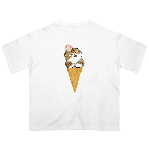アイスにゃん Oversized T-Shirt