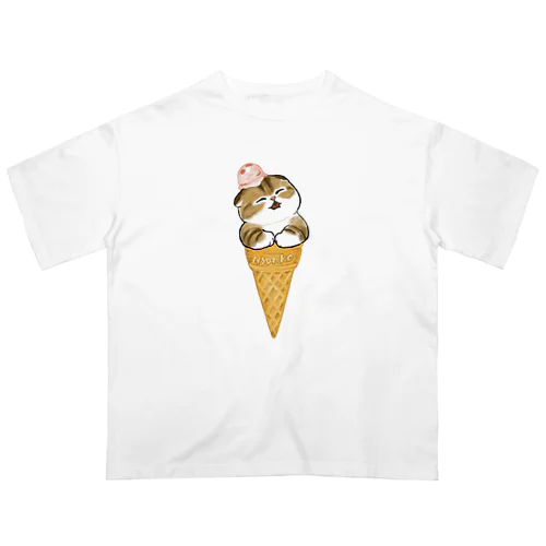 アイスにゃん オーバーサイズTシャツ