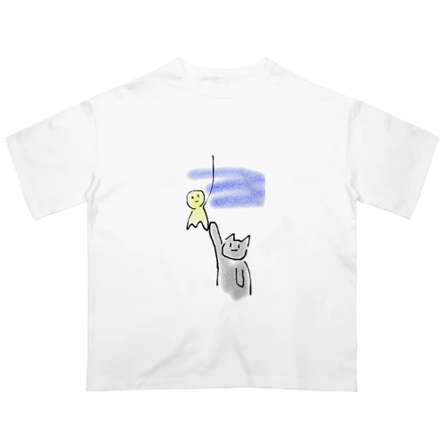 梅雨だニャン オーバーサイズTシャツ