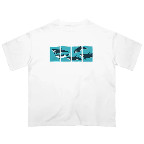 シャチの水族館 Oversized T-Shirt