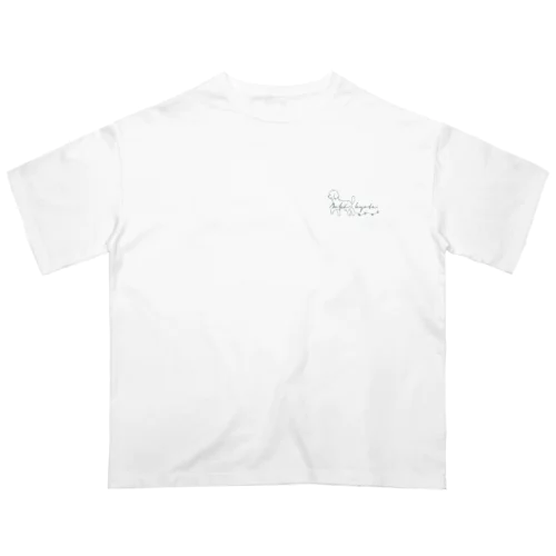 りあんくんオーバーサイズTシャツ(白) Oversized T-Shirt