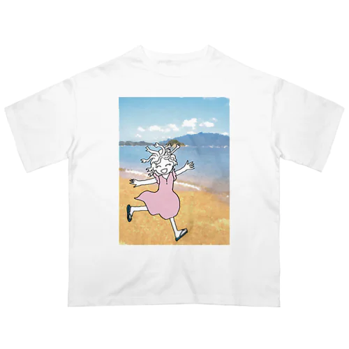 海とメデューサ オーバーサイズTシャツ