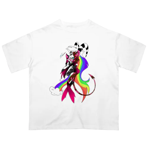 PRIDE DEMON　and　PRIDE CAT オーバーサイズTシャツ