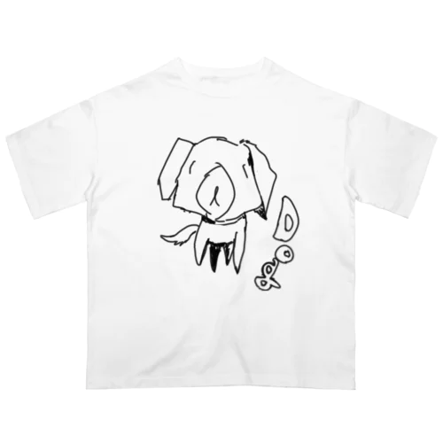 ユル飛び出し犬さん Oversized T-Shirt