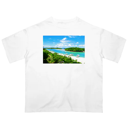 石垣島の絶景・川平湾 オーバーサイズTシャツ