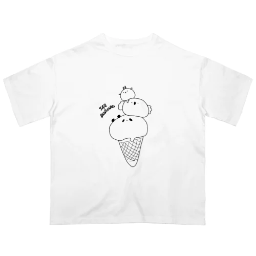 アイスアニマル オーバーサイズTシャツ