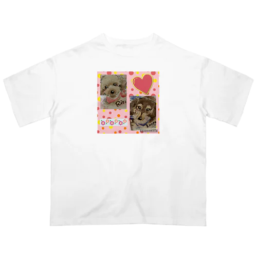 ラッキーandりん オーバーサイズTシャツ