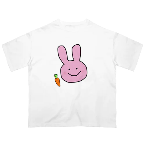 うさぎとにんじん オーバーサイズTシャツ