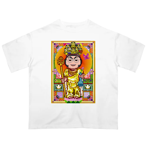 がんmellow❌マニマニドット志 オーバーサイズTシャツ