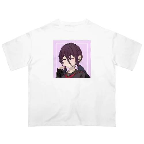 ピクセルアートの女の子 Oversized T-Shirt