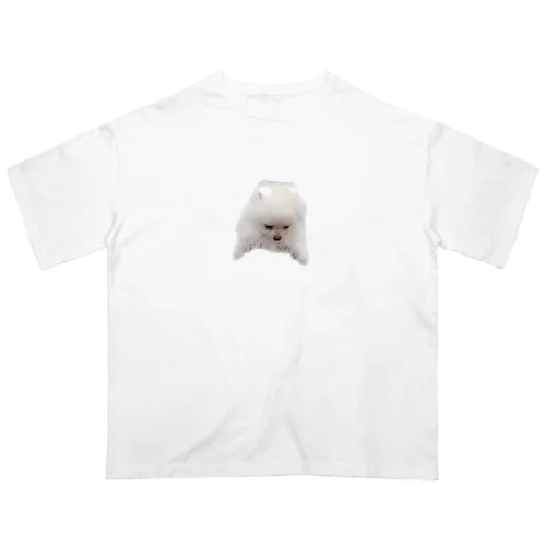 下を向くポメラニアン Oversized T-Shirt