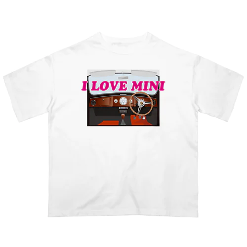 I love mini　アイラブミニ　内装 オーバーサイズTシャツ