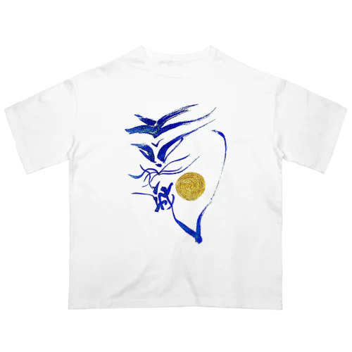 Blue Doragon in Futamata Oversized T-Shirt