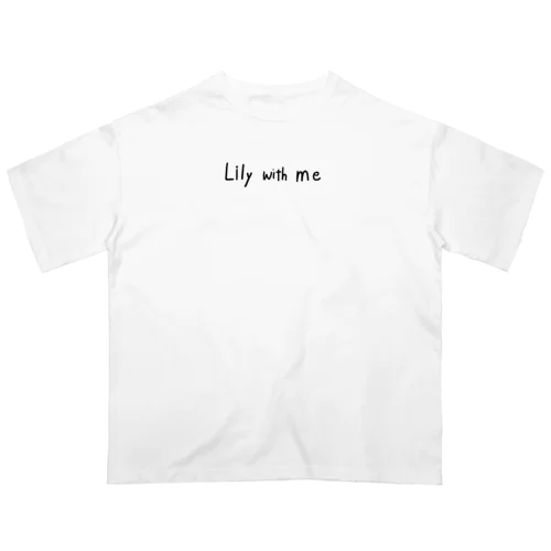 リリーのバックプリントTシャツ Oversized T-Shirt