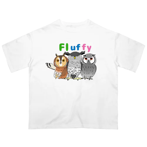 Fluffy Fluffyロゴ Oversized T-Shirt