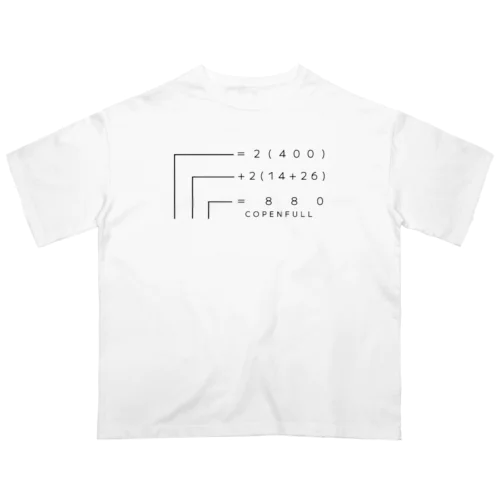 こぺふるロゴ（アナログver.） Oversized T-Shirt