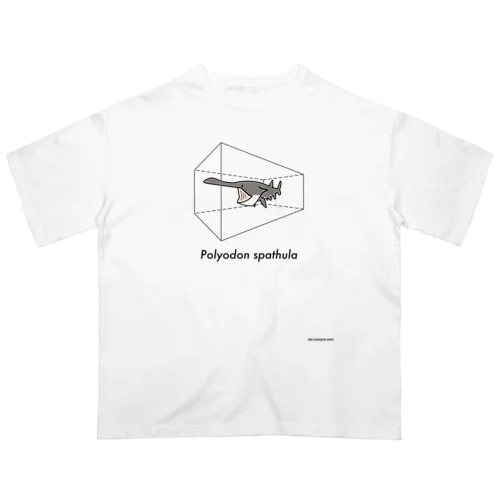 BareTank(Polyodon spathula) Oversized T-Shirt