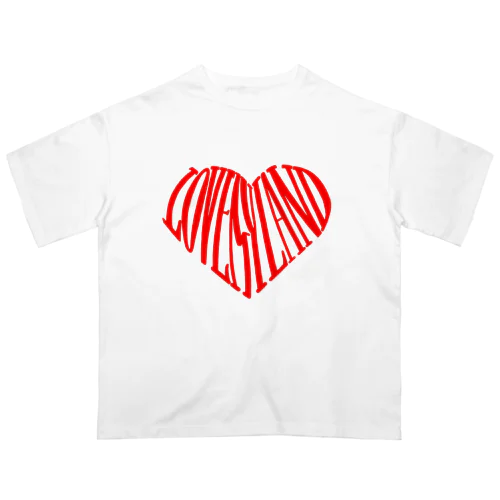 Red Logo Oversized T-Shirt