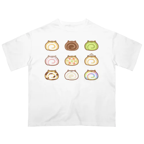 ロールケーキ オーバーサイズTシャツ