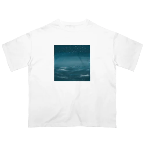 冬の海 オーバーサイズTシャツ