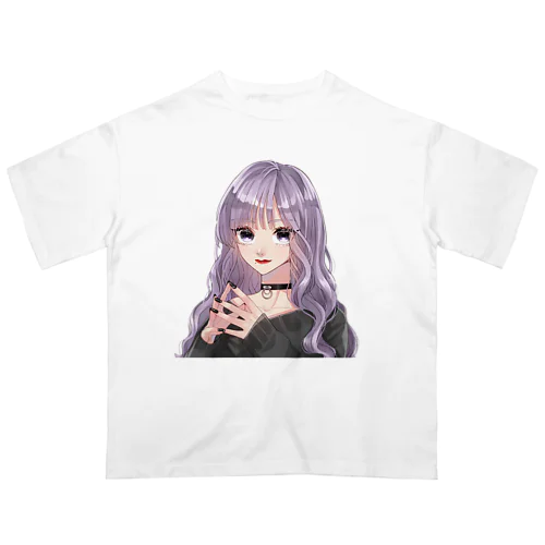 魔法少女になりたいアラサーの女　Twitterアイコン オーバーサイズTシャツ