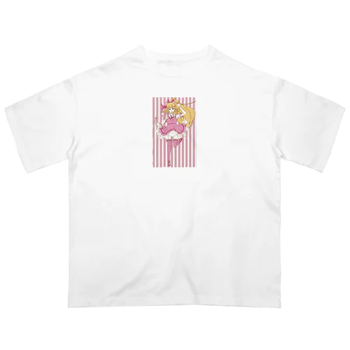 ｶﾞｵｰ!「・ω・)「 Oversized T-Shirt