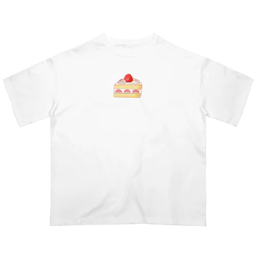 ショートケーキのほほえみくまさん Oversized T-Shirt