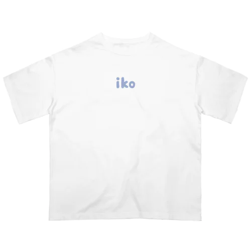 「iko」のオリジナルTシャツ (ブルー) オーバーサイズTシャツ