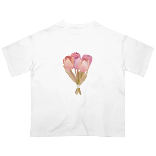 les tulipes オーバーサイズTシャツ