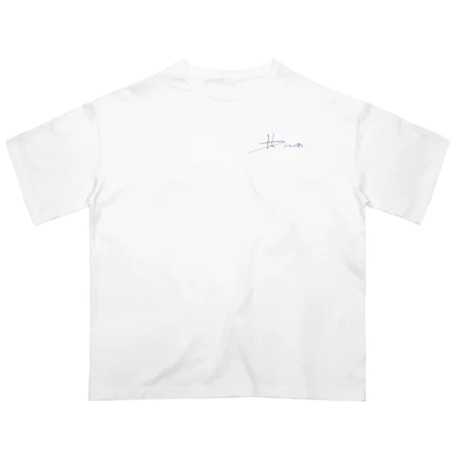色欲のなみきくん バックプリント/無色 Oversized T-Shirt