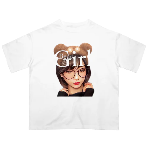 Bear Girl ☆◡̈⋆ オーバーサイズTシャツ
