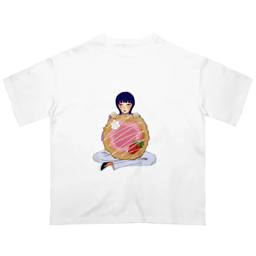 味噌煎餅っ子ちゃん Oversized T-Shirt