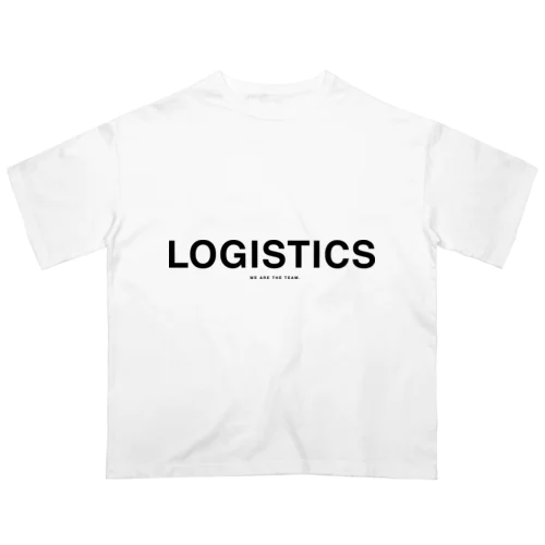 LOGISTICS BLACK LOGO Oversized T-Shirt