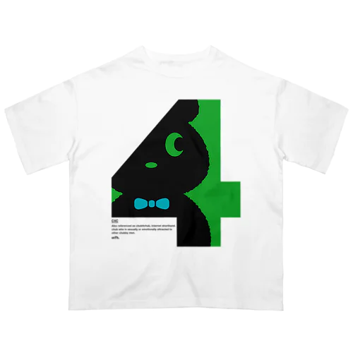 C4Cベア【Big 4】 オーバーサイズTシャツ