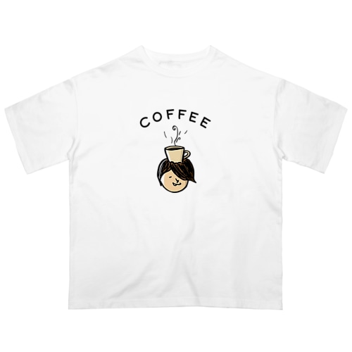 コーヒー大好きコヒィくん Oversized T-Shirt