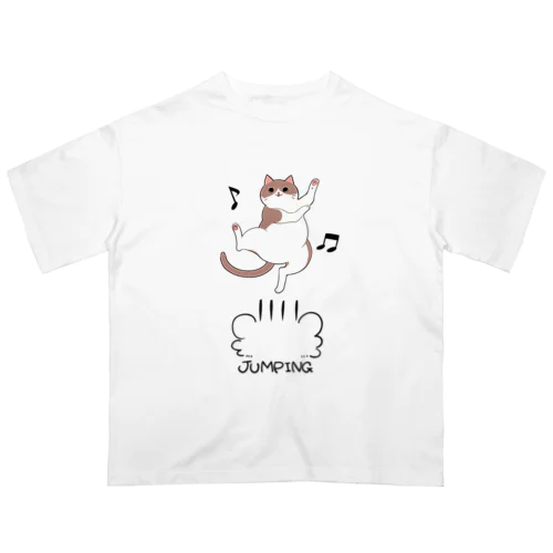 ｼﾞｬﾝﾋﾟﾝｸﾞﾈｺﾁｬﾝ Oversized T-Shirt