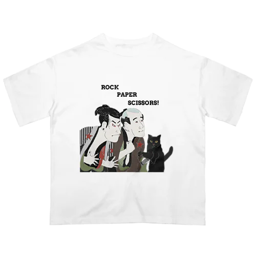 チョキを習得した猫 Oversized T-Shirt