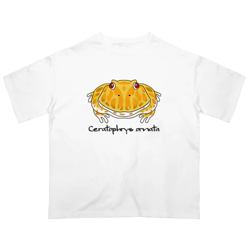 ベルツノガエル Ceratophrys ornata Oversized T-Shirt