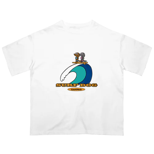 リノメレSURF DOGカラー オーバーサイズTシャツ