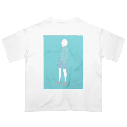 エモい女の子Tシャツ オーバーサイズTシャツ