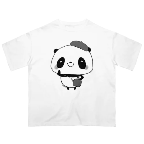 🐼ゆるいパンダちゃん Oversized T-Shirt