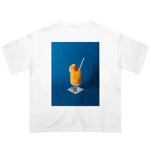 100%オレンジジュース オーバーサイズTシャツ